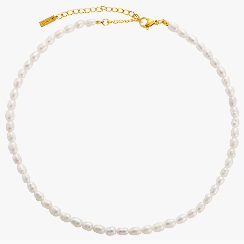 Atolea Freshwater Pearl Choker Necklace - Picture 4 of 5